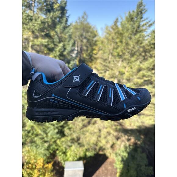Specialized Tahoe Sport Women's 40 US 9 Body Geometry Bike Shoes Vibram Blue Blk - Picture 12 of 15